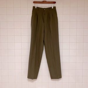 Vintage green pantsuit pants
